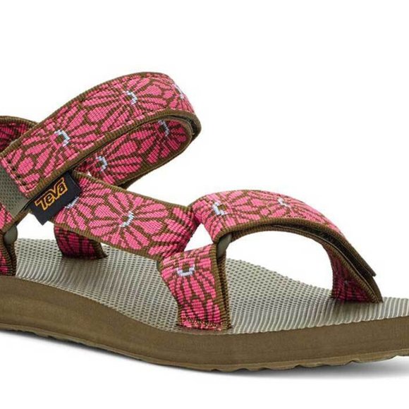 Teva Shoes - Teva Womens Original Universal Floral Strap Velcro Sandals Size 11 Inches Long